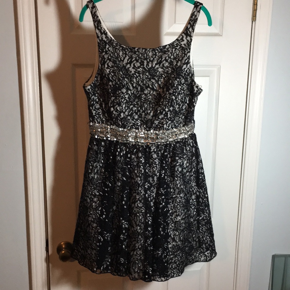 Sequin Hearts prom or dance dress.